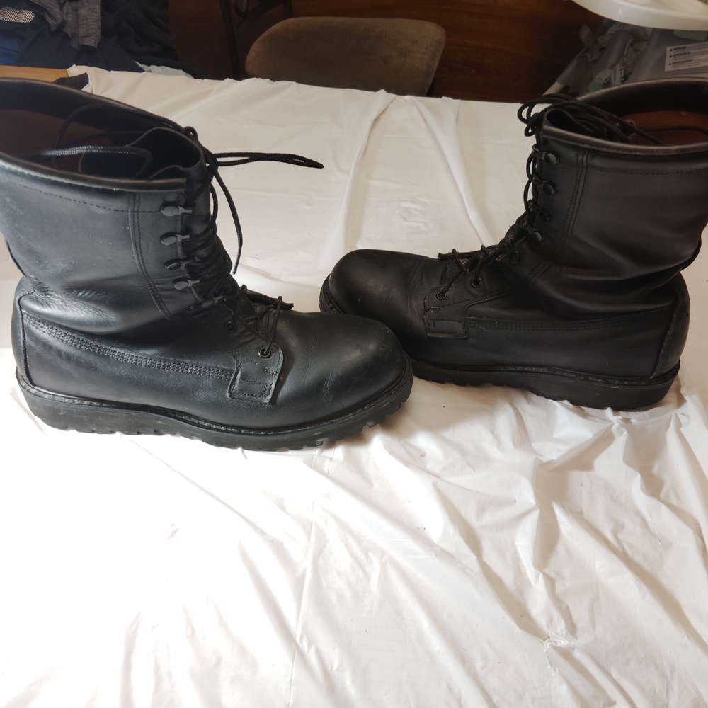 Bates Black Tactical Boots High-Top Design